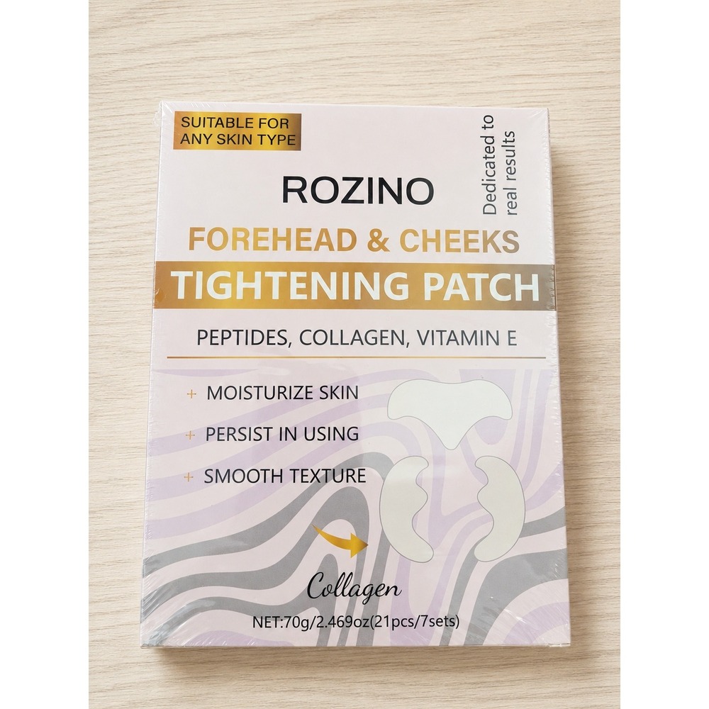 Forehead & Cheeks Tightening Patch Collagen Peptides 21 Pcs 7 Sets NIB